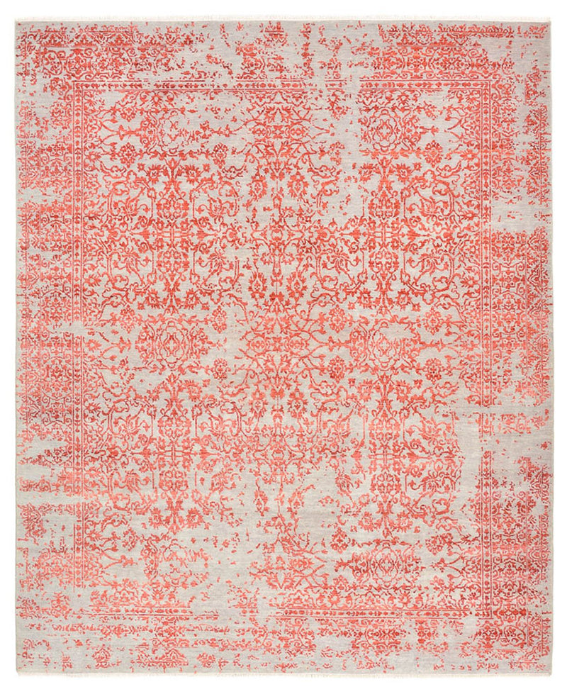 Designer Teppich - 297 x 245 cm - hellrot