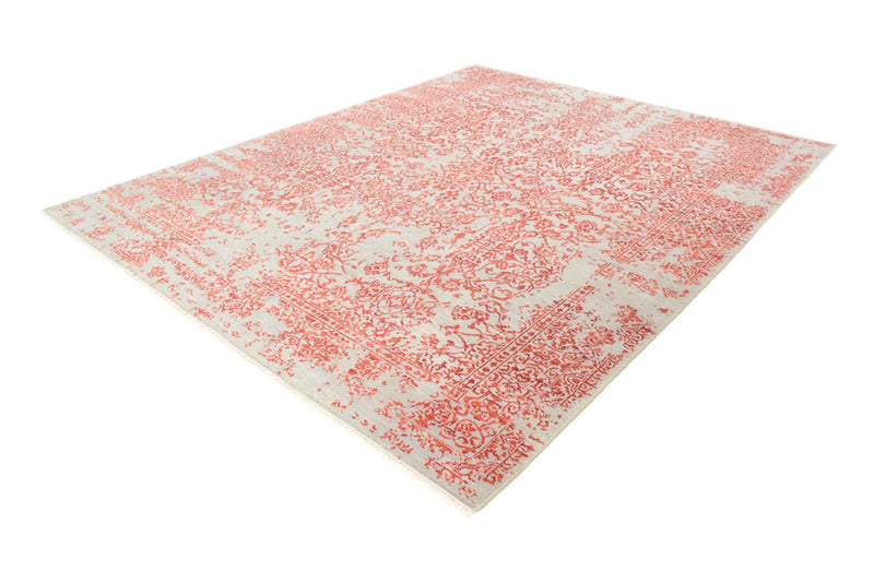 Designer Teppich - 297 x 245 cm - hellrot
