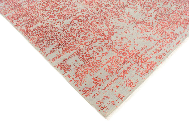 Designer Teppich - 297 x 245 cm - hellrot