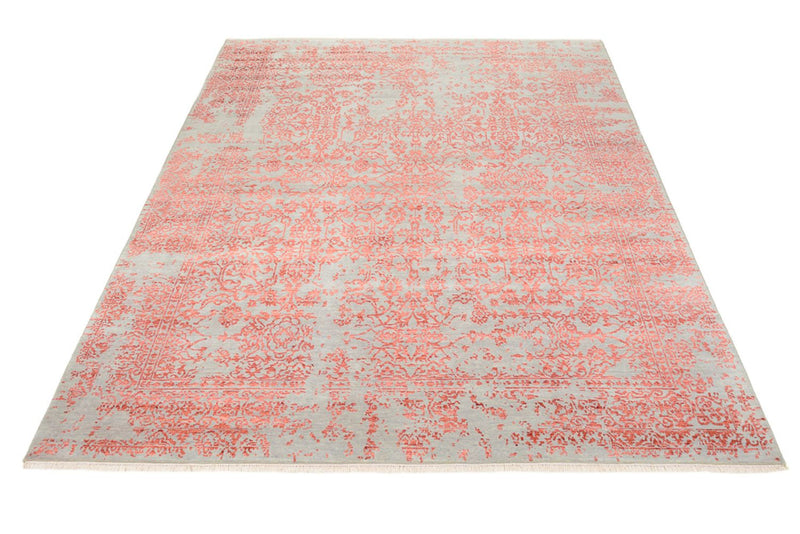 Designer Teppich - 297 x 245 cm - hellrot