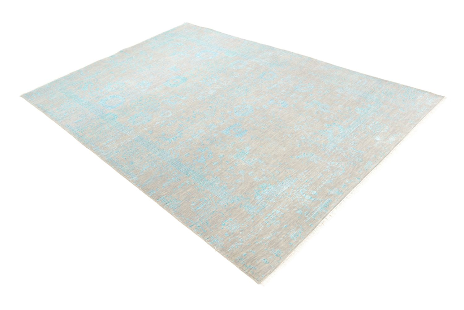 Designer Teppich - 249 x 167 cm - hellgrau