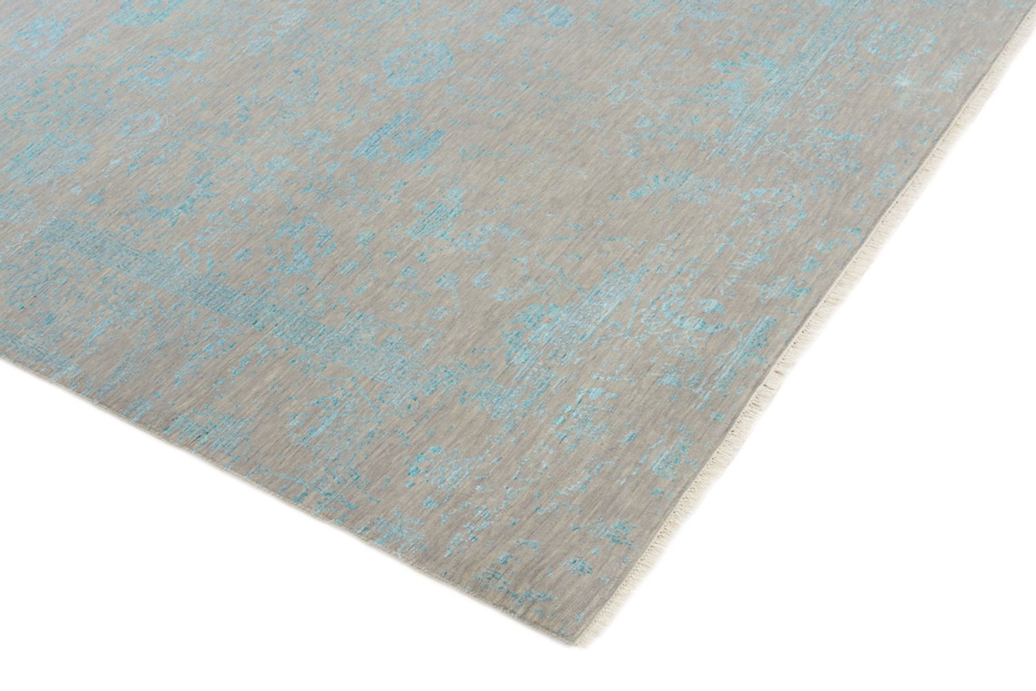 Designer Teppich - 249 x 167 cm - hellgrau