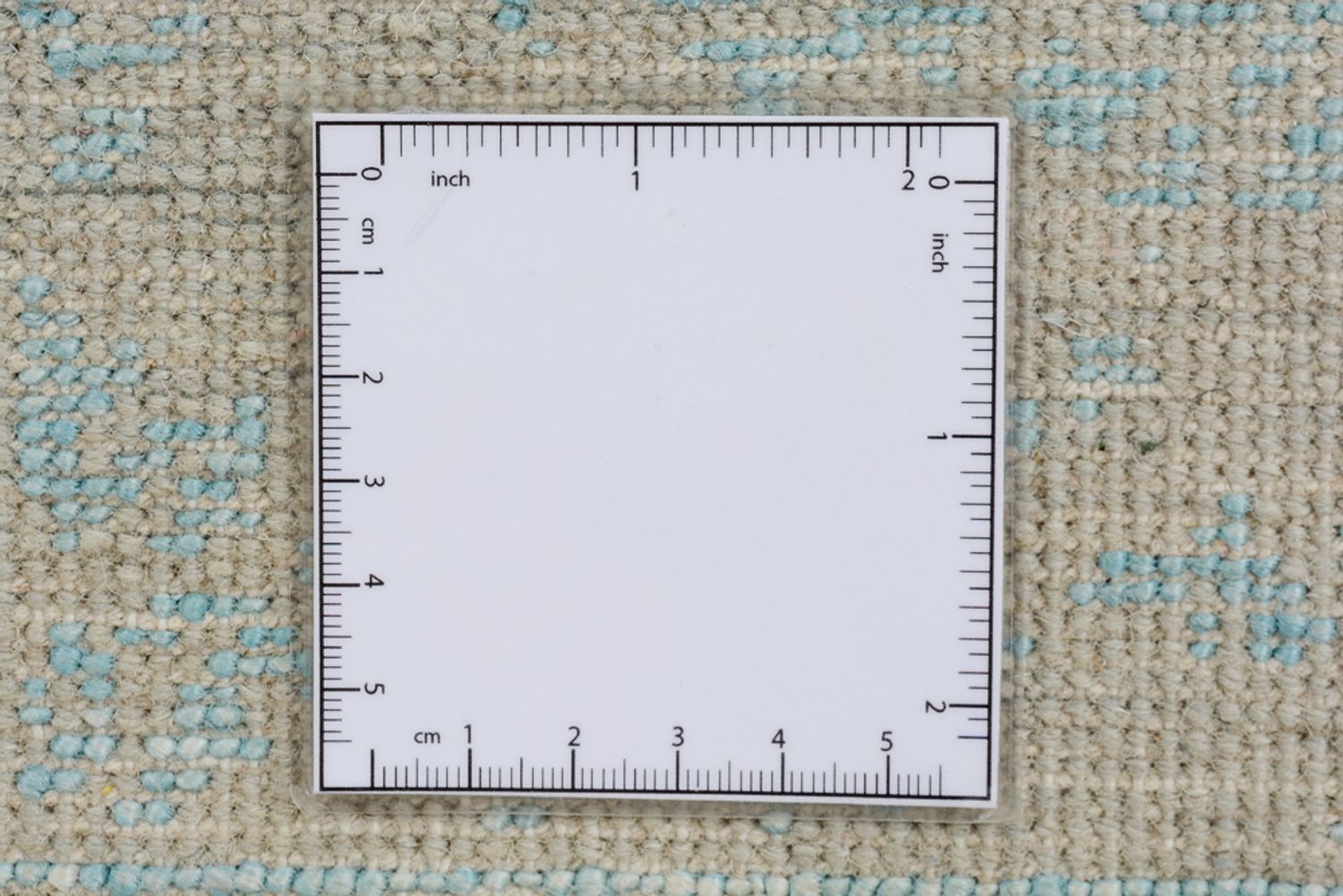 Designer Teppich - 151 x 105 cm - hellgrau
