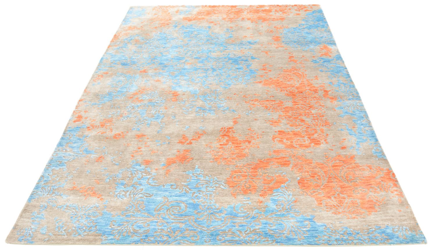 Designer Teppich - 243 x 175 cm - mehrfarbig