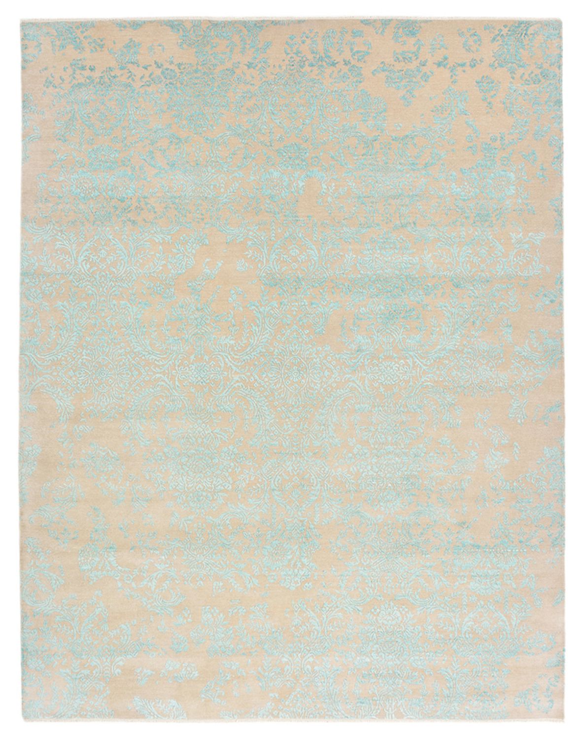 Designer Teppich - 309 x 244 cm - aqua