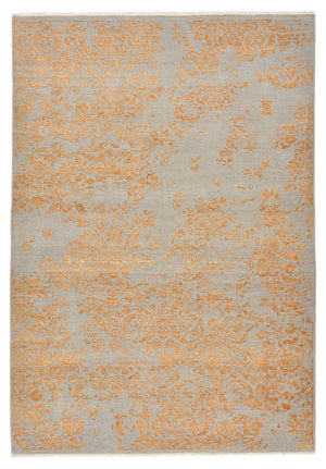 Designer Teppich - 181 x 129 cm - grau