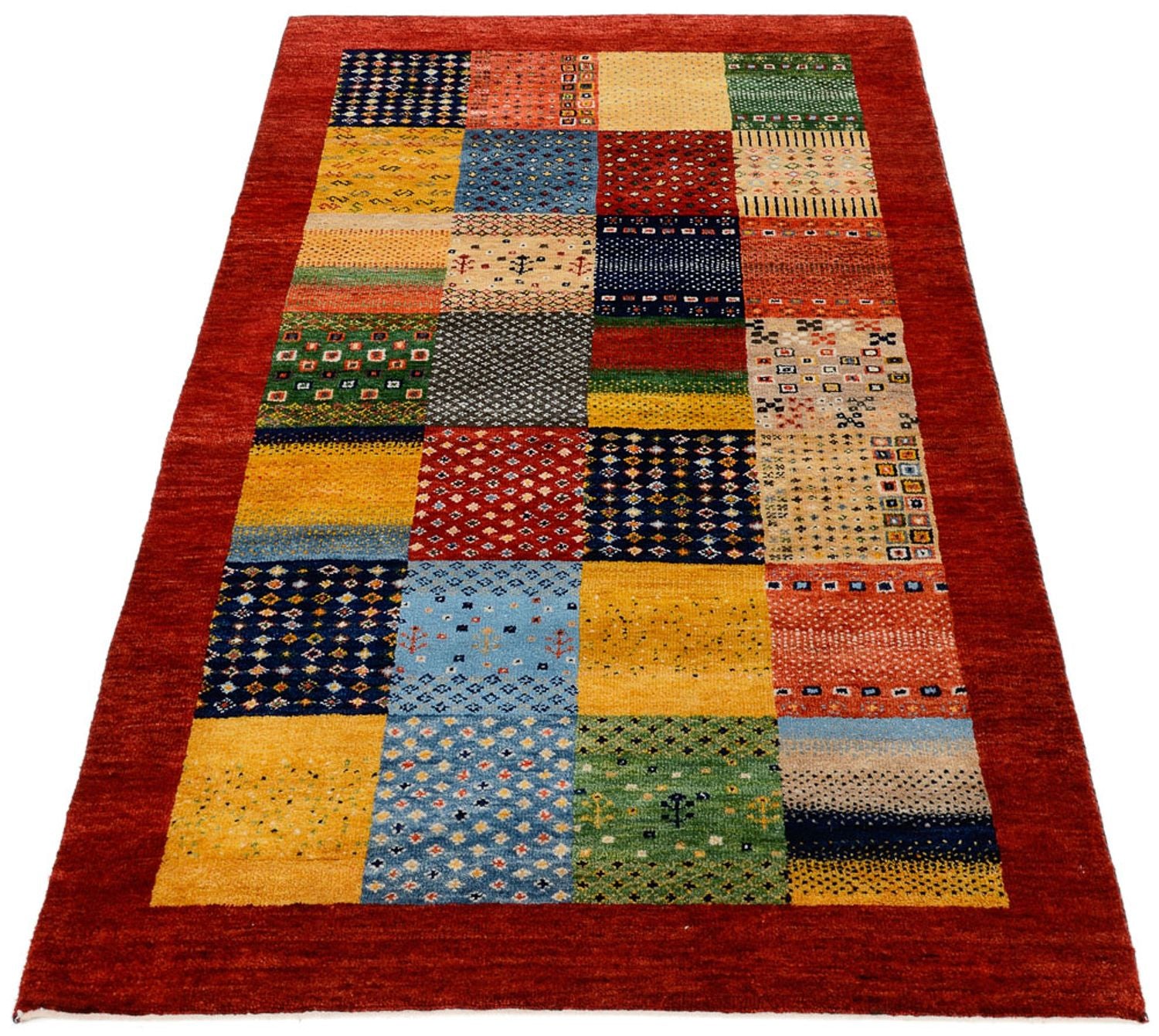 Tapis Gabbeh - Loribaft Indus - 163 x 96 cm - multicolore