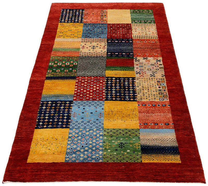Tapis Gabbeh - Loribaft Indus - 163 x 96 cm - multicolore