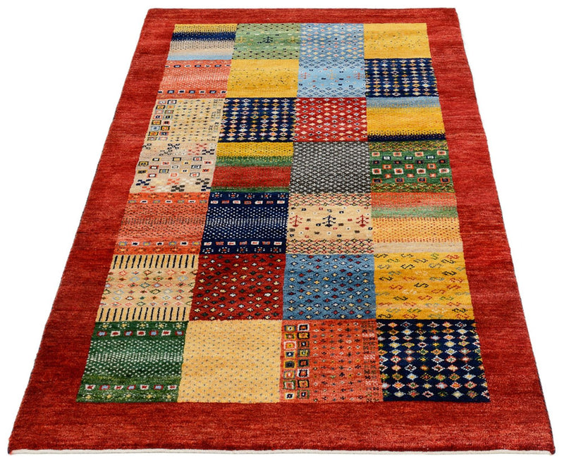 Tapis Gabbeh - Loribaft Indus - 163 x 96 cm - multicolore