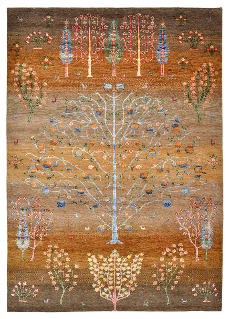 Tapis Gabbeh - Loribaft Indus - 244 x 174 cm - multicolore