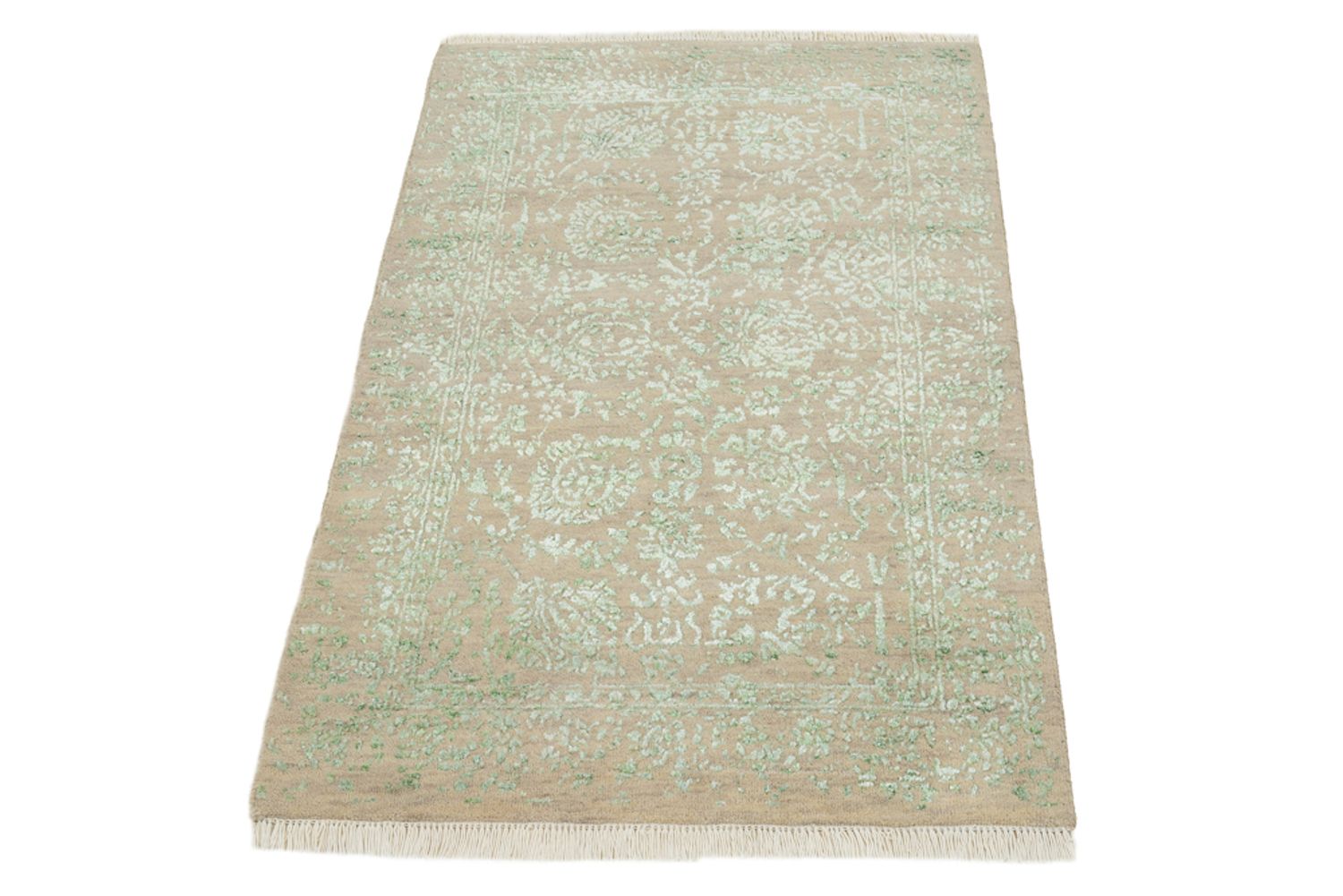 Designer Teppich - 123 x 77 cm - sand
