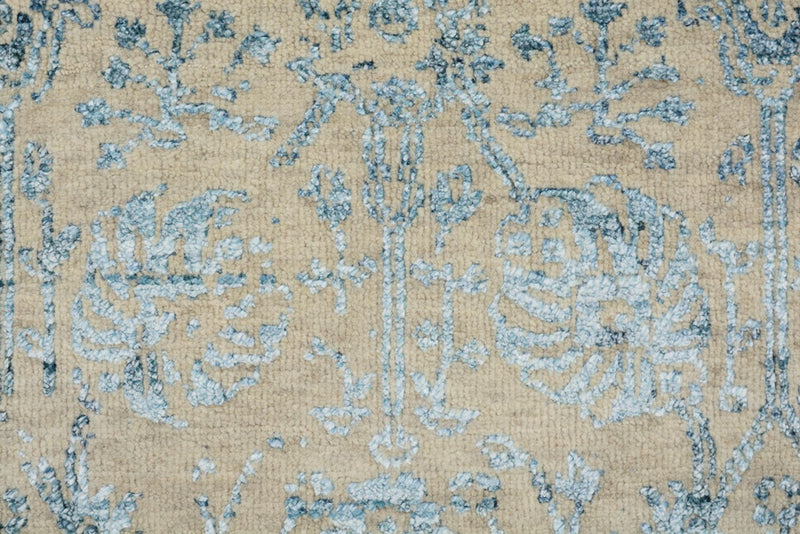 Designer Teppich - 137 x 76 cm - hellbeige