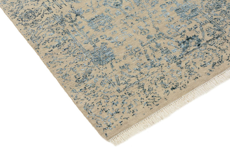 Designer Teppich - 137 x 78 cm - hellbeige