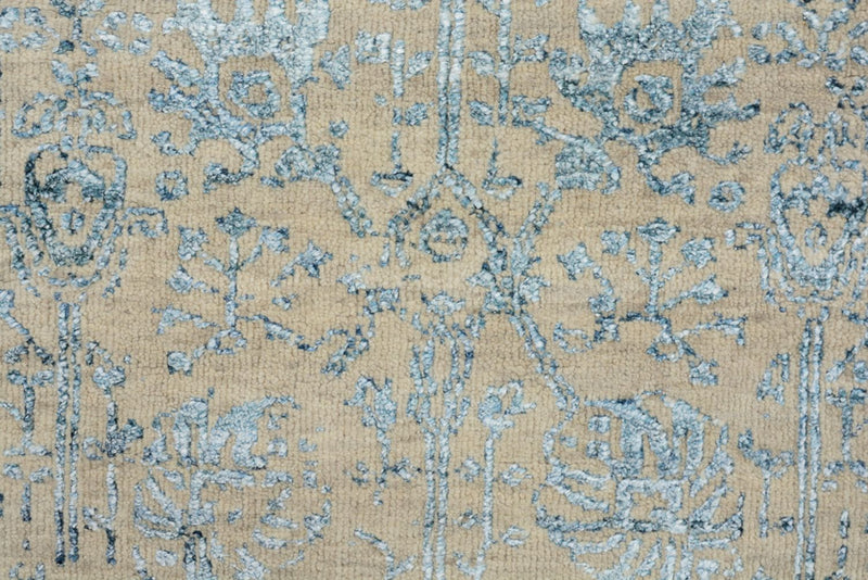 Designer Teppich - 137 x 78 cm - hellbeige