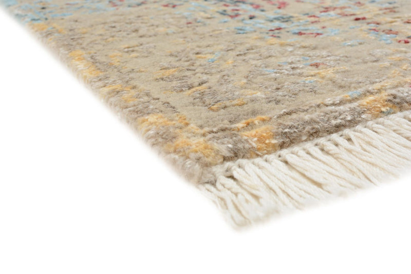 Designer Teppich - 129 x 81 cm - hellbeige