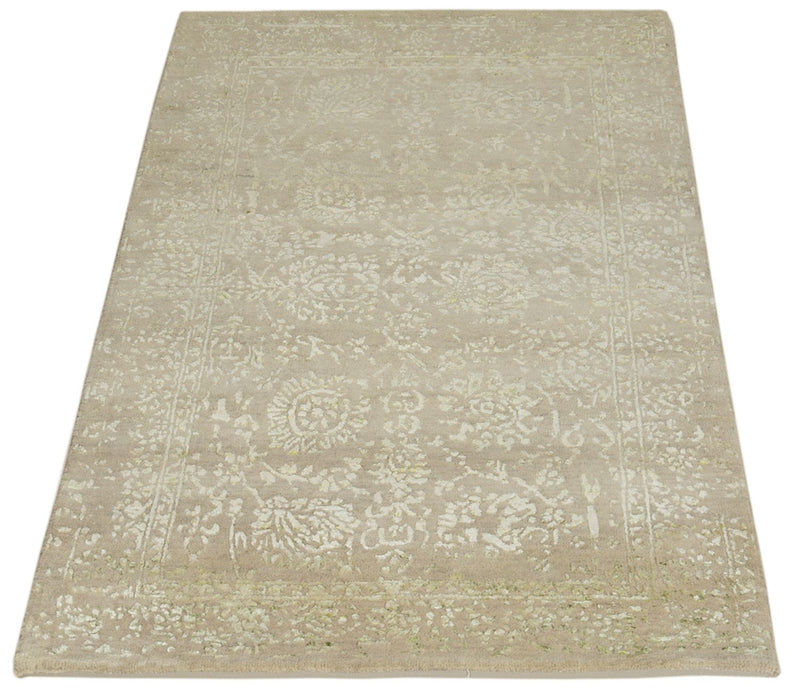 Designer Teppich - 118 x 79 cm - sand