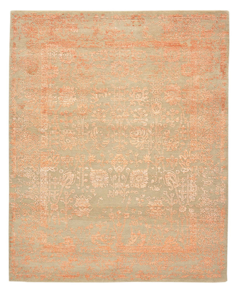 Designer Teppich - 186 x 151 cm - orange