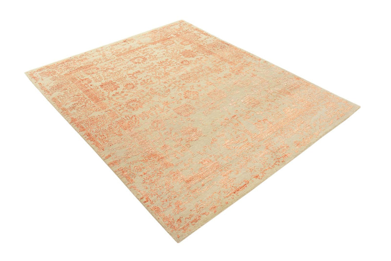 Designer Teppich - 186 x 151 cm - orange