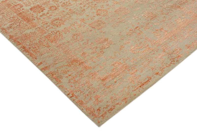 Designer Teppich - 186 x 151 cm - orange