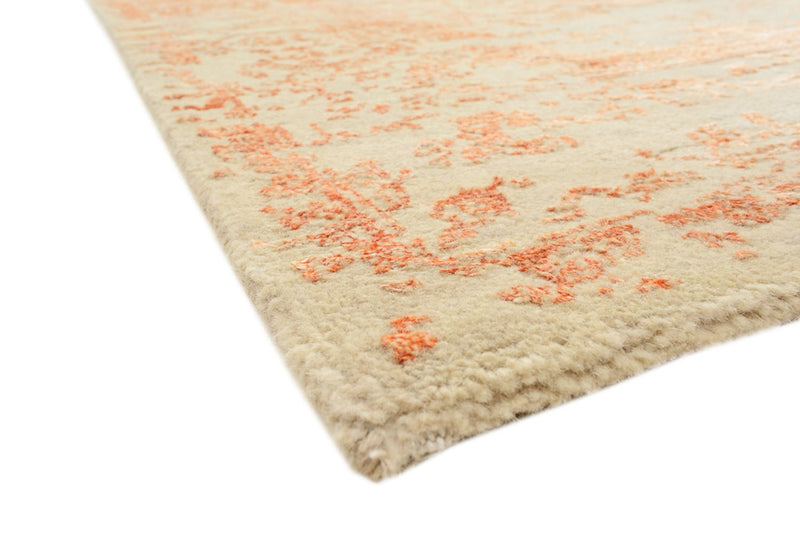 Designer Teppich - 186 x 151 cm - orange