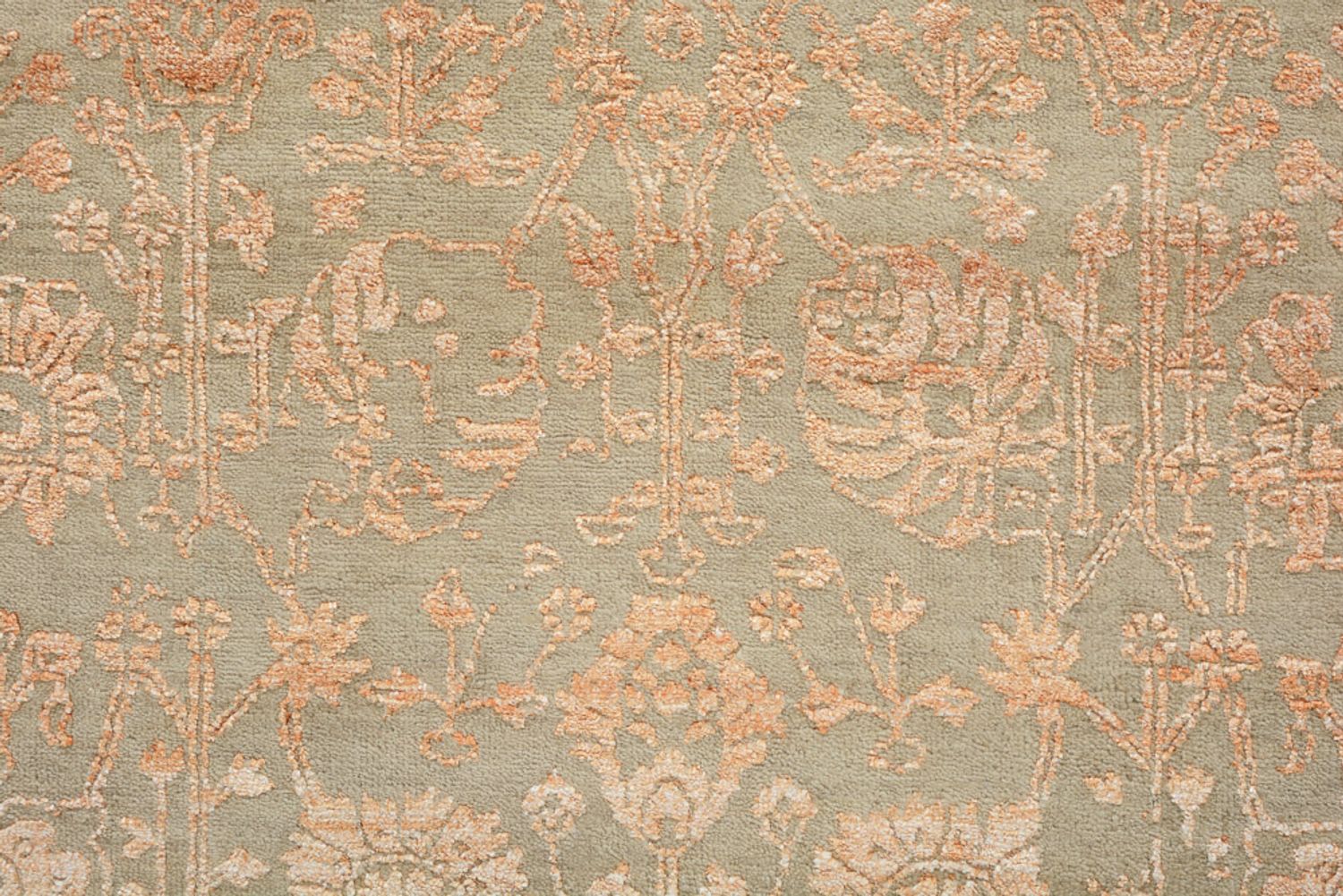 Designer Teppich - 186 x 151 cm - orange