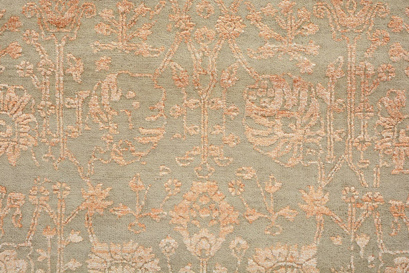 Designer Teppich - 186 x 151 cm - orange
