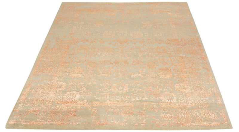 Designer Teppich - 186 x 151 cm - orange