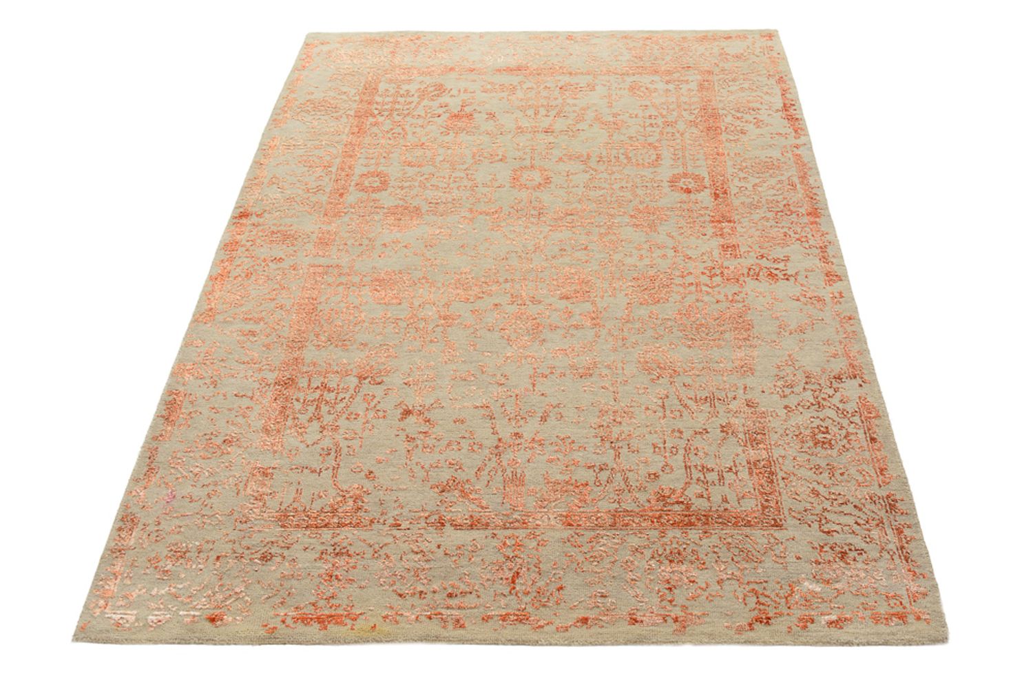 Designer Teppich - 182 x 125 cm - orange