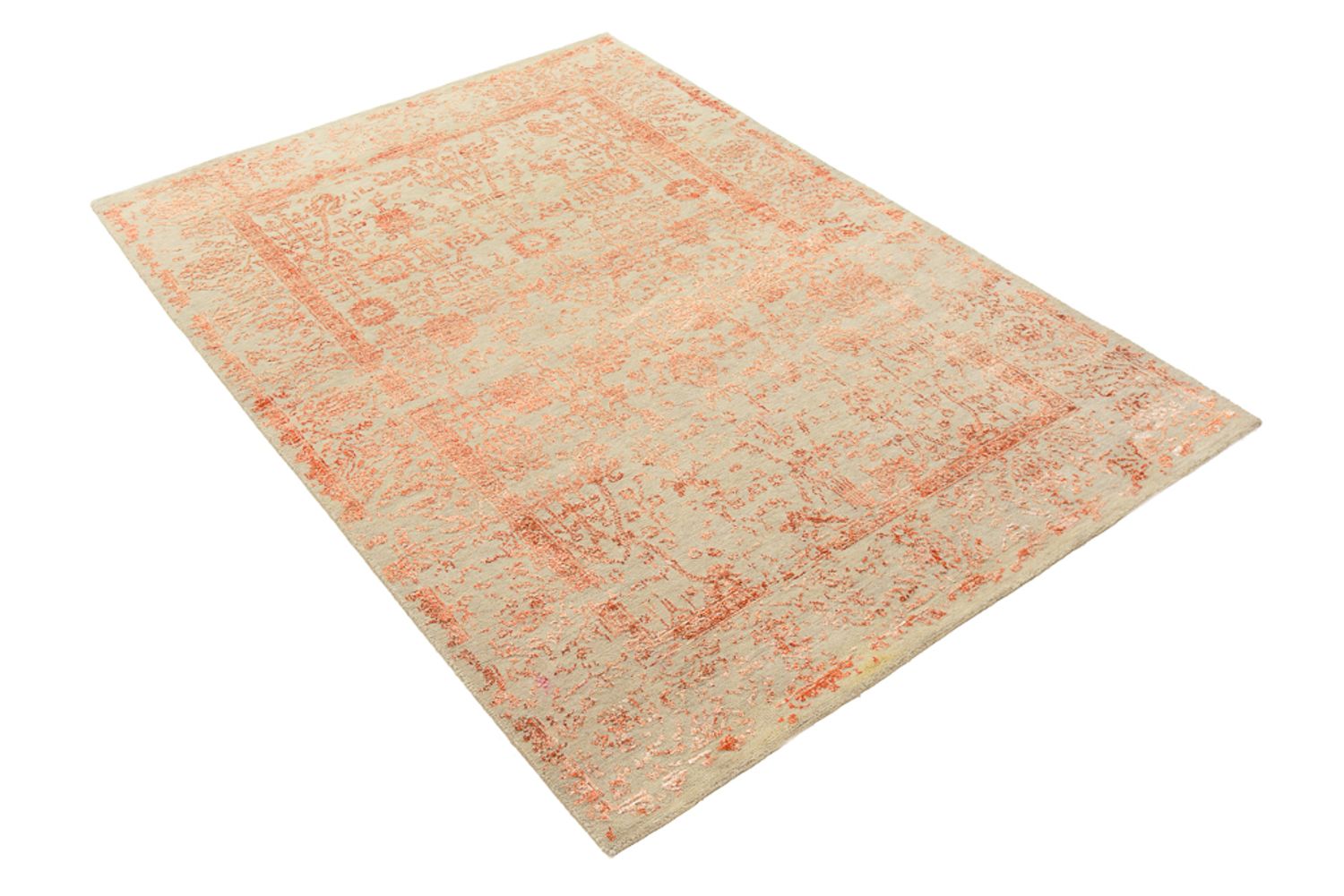 Designer Teppich - 182 x 125 cm - orange