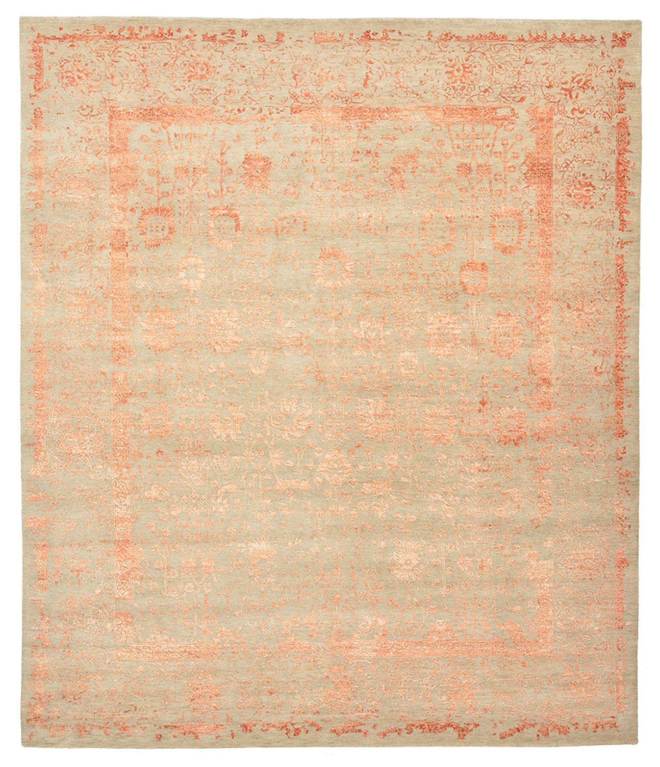 Designer Teppich - 293 x 251 cm - hellbraun