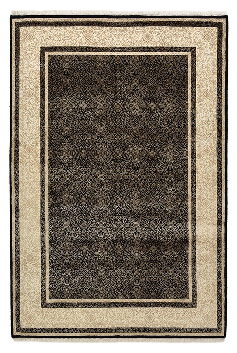 Designer Teppich - 181 x 123 cm - dunkelbeige