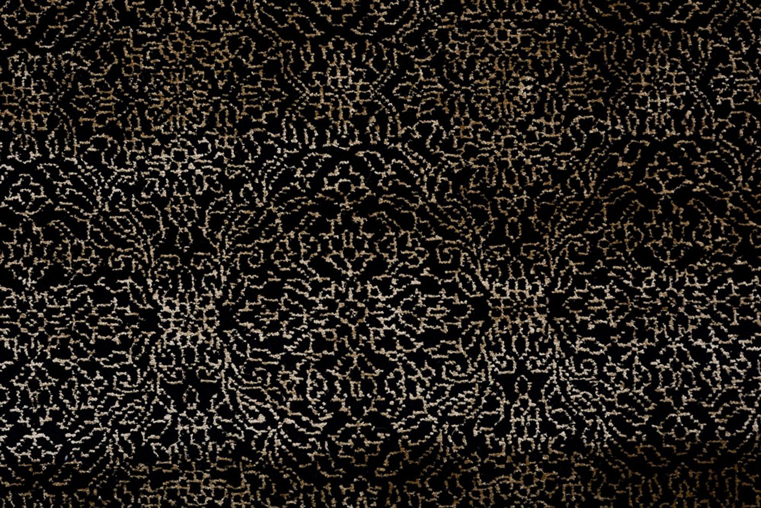 Designer Teppich - 181 x 123 cm - dunkelbeige