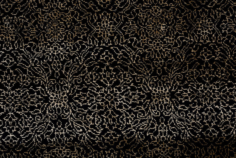 Designer Teppich - 181 x 123 cm - dunkelbeige