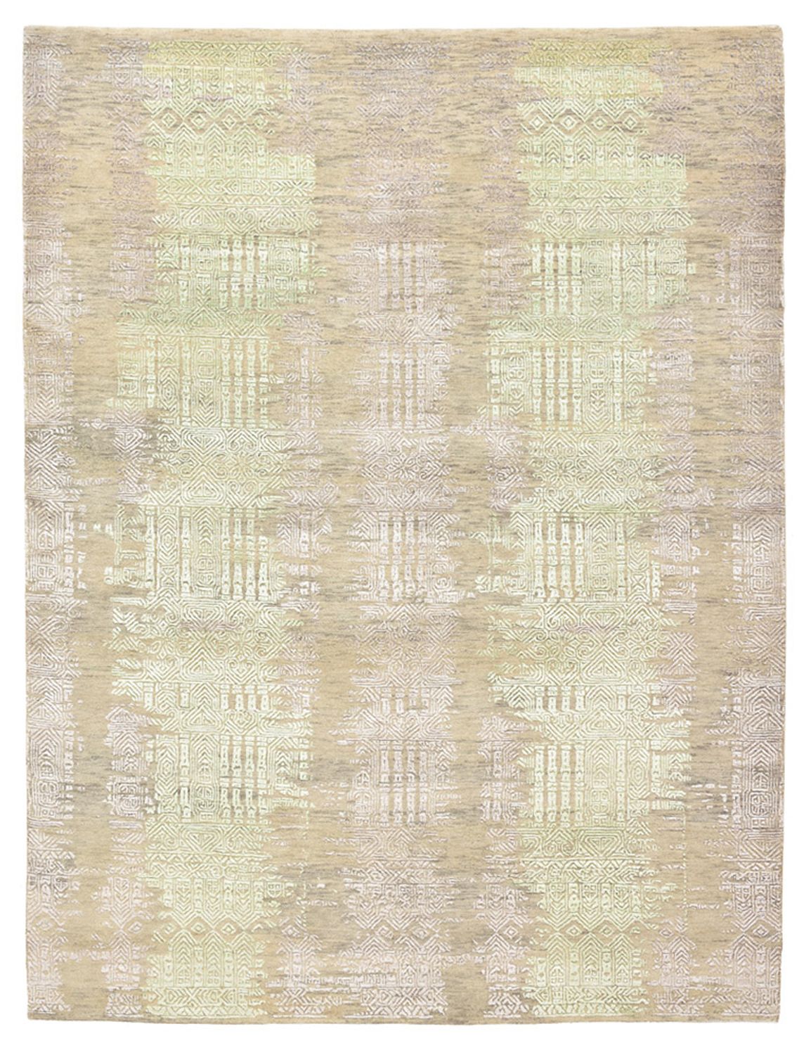 Designer Teppich - 236 x 179 cm - hellgrün