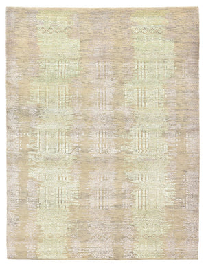 Designer Teppich - 236 x 179 cm - hellgrün