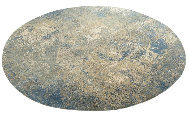 Designer Teppich rund  - 201 x 199 cm - sand
