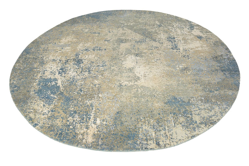 Designer Teppich rund  - 201 x 199 cm - sand
