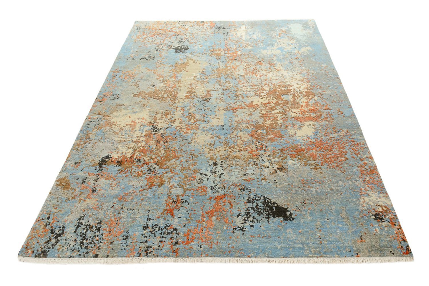 Designer Teppich - 243 x 166 cm - mehrfarbig