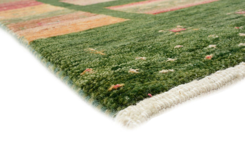 Tapis Gabbeh - Loribaft Indus - 238 x 173 cm - vert