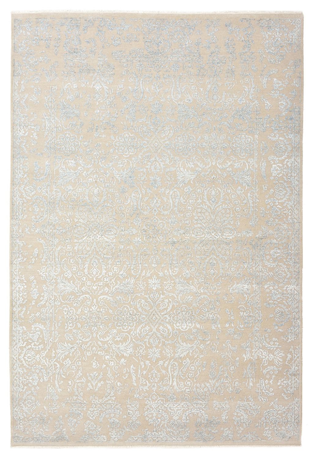 Designer Teppich - 243 x 166 cm - hellgrau