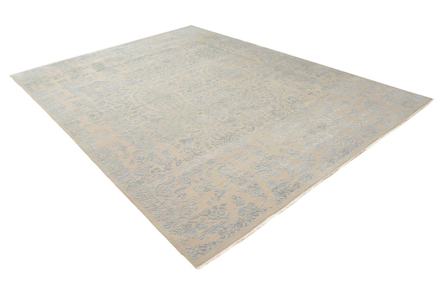 Designer Teppich - 243 x 166 cm - hellgrau