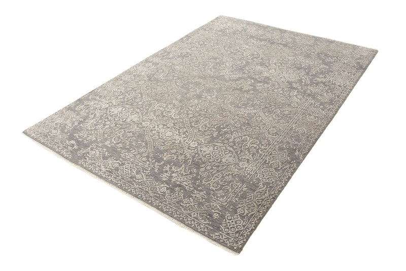 Designer Teppich - 179 x 125 cm - grau