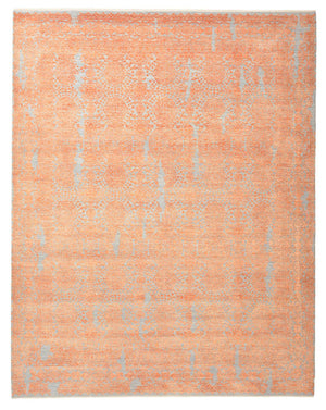 Designer Teppich - 304 x 242 cm - orange