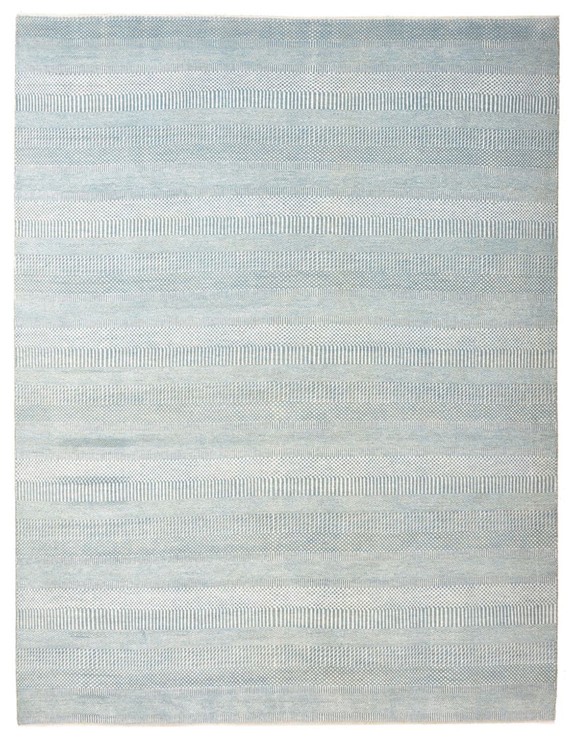 Designer Teppich - 313 x 243 cm - hellblau