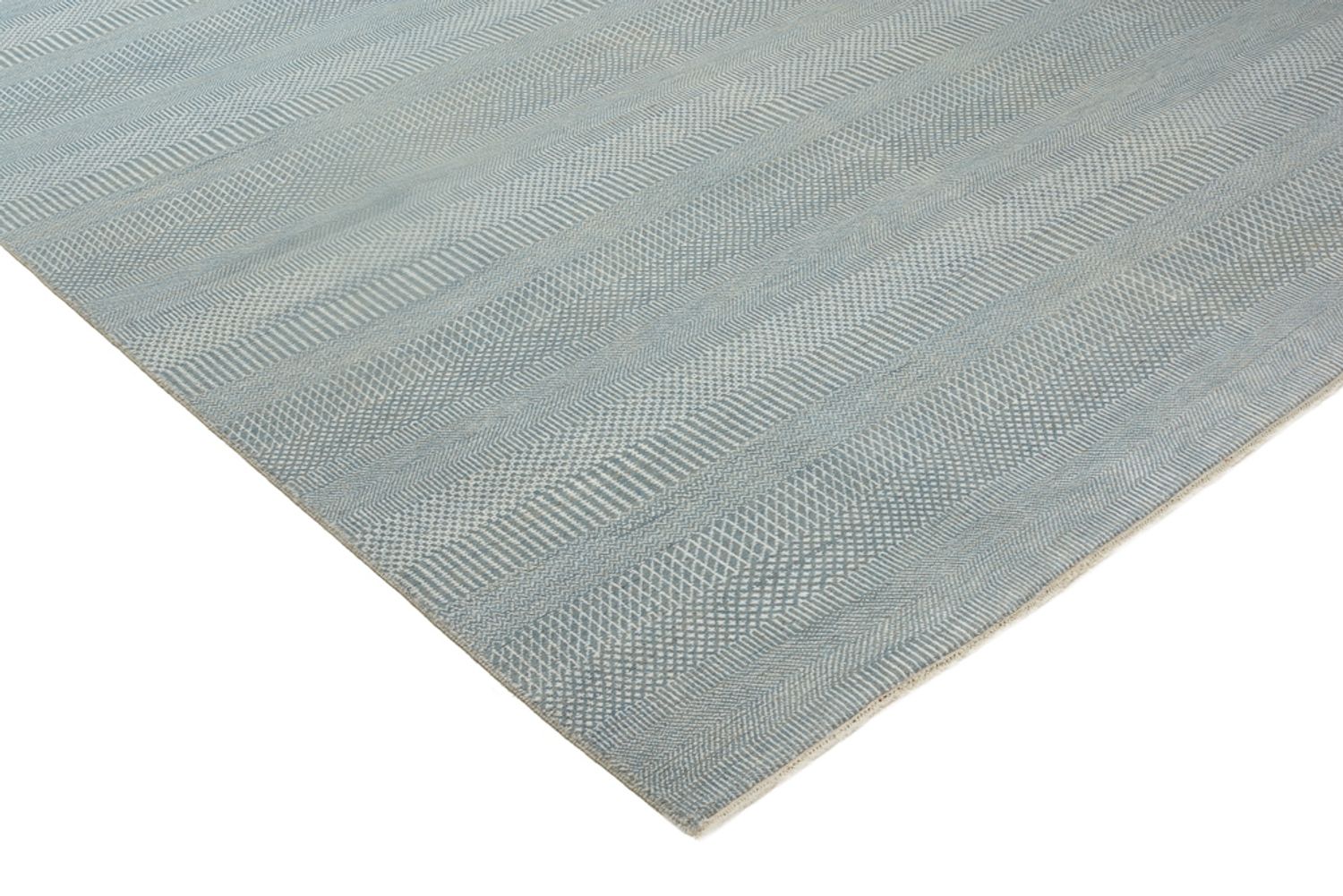 Designer Teppich - 313 x 243 cm - hellblau