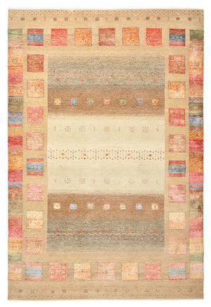 Tapis Gabbeh - Loribaft Indus - 255 x 173 cm - beige foncé