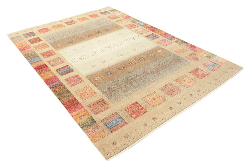 Tapis Gabbeh - Loribaft Indus - 255 x 173 cm - beige foncé