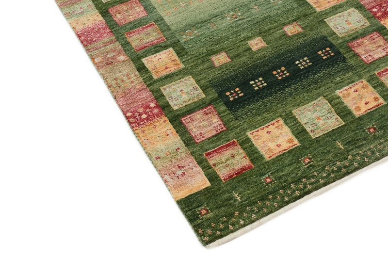 Tapis de couloir Tapis Gabbeh - Loribaft Indus - 192 x 76 cm - multicolore