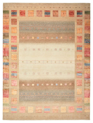 Tapis Gabbeh - Loribaft Indus - 400 x 301 cm - multicolore