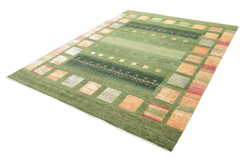 Tapis Gabbeh - Loribaft Indus - 259 x 208 cm - vert
